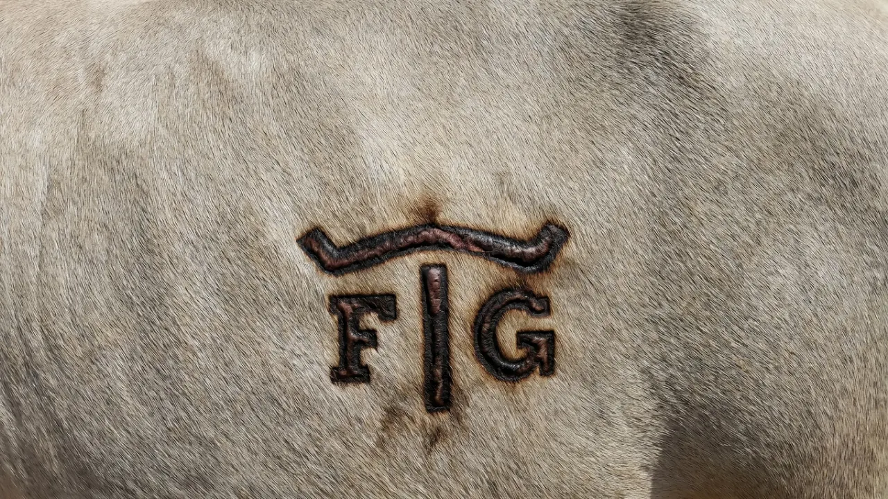 Marca FTG gravada a ferro